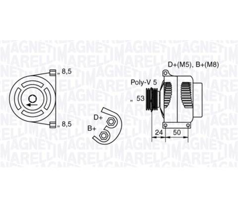 MAGNETI MARELLI generAtor 063377007010