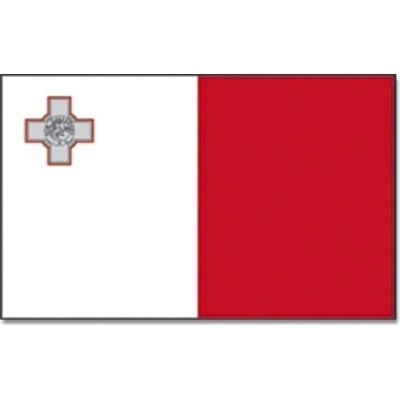 Vlajka Malta 30 x 45 cm na tyčke