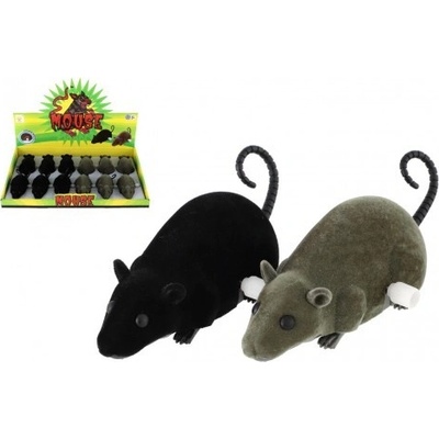 Teddies Myška na kľúčik fliška 12 cm