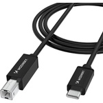 Wozinsky Кабел Wozinsky WKDDY1S USB-B - USB-C 1 м - Черен (WKDDY1S)