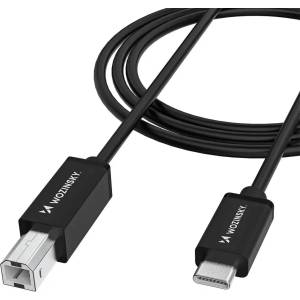 Wozinsky Кабел Wozinsky WKDDY1S USB-B - USB-C 1 м - Черен (WKDDY1S)