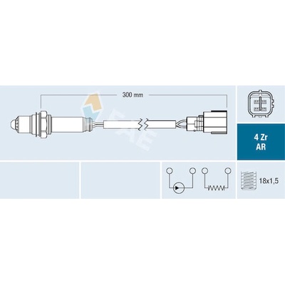 Lambda sonda FAE 75655