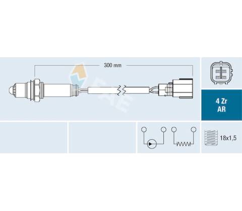 Lambda sonda FAE 75655