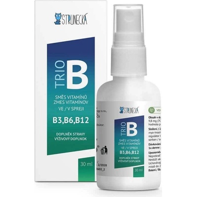 Strunecká Trio B kombinácia Vitamínov B6 B9 B12 30 ml
