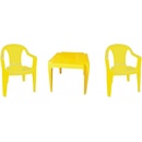 IPAE sada žlutá 2 židličky a stoleček
