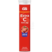 GS Extra C 500 červený pomaranč 25 šumivých tabliet
