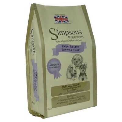 Simpsons Premium Puppy Sensitive losos & brambory 2 x 12 kg