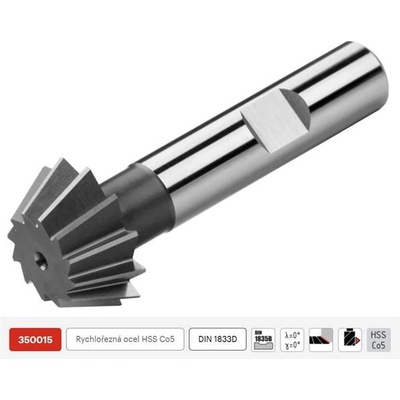 ZPS-FN 350015.060320 - Fréza na kov pr. 32 mm úhlová 60° invertovaná, válcová stopka Weldon, HSS-Co5