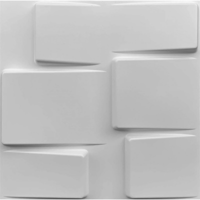 Impol Trade 3D PVC TETRIS D098W biely 500 x 500 mm 1ks