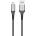DeTech Кабел за данни DeTech DE-43i3, Lightning, 3.0m, Черен - 40263