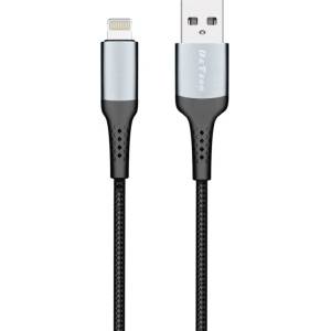 DeTech Кабел за данни DeTech DE-43i3, Lightning, 3.0m, Черен - 40263