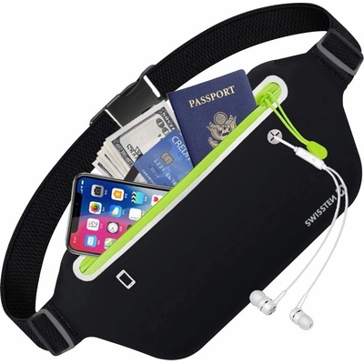 Púzdro SWISSTEN WAIST BAG čierne