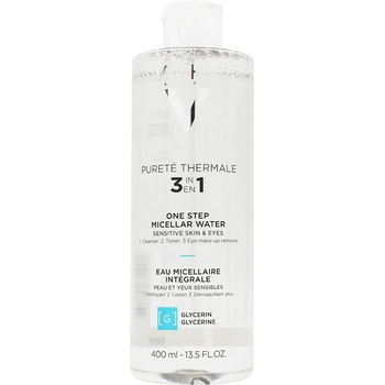Vichy Pureté Thermale 3V1 One Step Micellar Water мицеларна вода за чувствителна кожа 400 мл