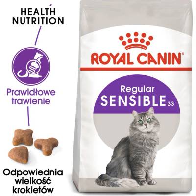 Royal Canin Sensible 33 10 кг суха храна за възрастни котки с чувствителен храносмилателен тракт
