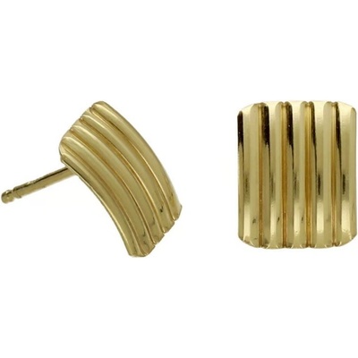 Victoria Cruz pozlacené náušnice pecky Connect A4644-DT