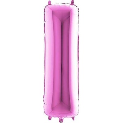 Lievikovaný balónik písmeno I ružové 102 cm Grabo