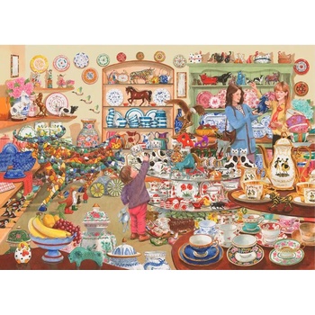 House of Puzzles - Puzzle Bulls In A China Shop - 1 000 piese