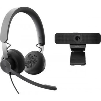 Logitech Personal Video Collaboration Kit C925e + MSFT Teams Zone Wired Headset (991-000338)