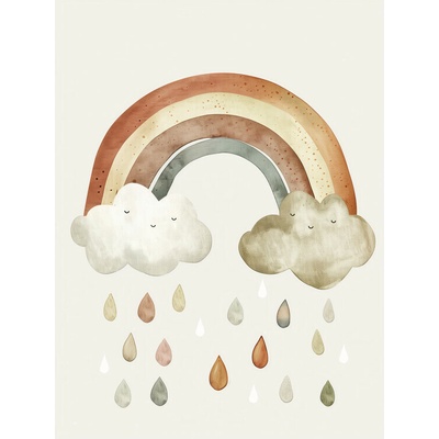 Plagát, Obraz - Rainbow Dreams, Treechild, 30 × 40 cm