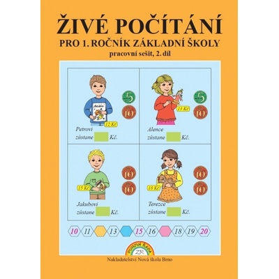 Živé počítání 2. díl – pracovní sešit k učebnici Matematika 1 - Zdena Rosecká