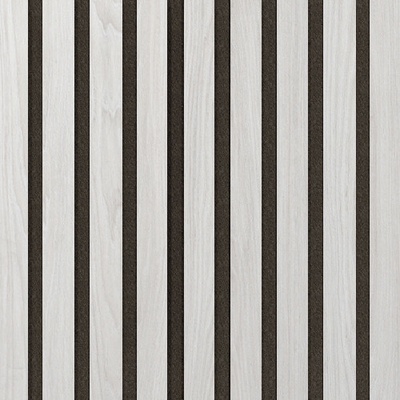 Archo - Akustický panel Design line CPL Jilm bílý na černém HDF 2600 x 400 x 21 mm