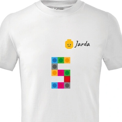 Tričko Lego 5 let dětské