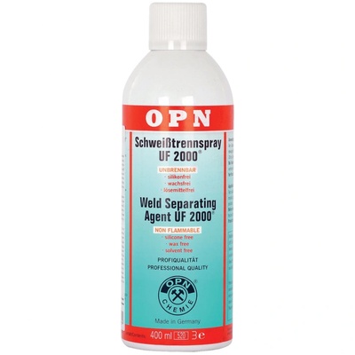 OPN Спрей против пръски от заваряване OPN 60043, UF-2000, НЕЗАПАЛИМ, 400 ml (OPN 60043)