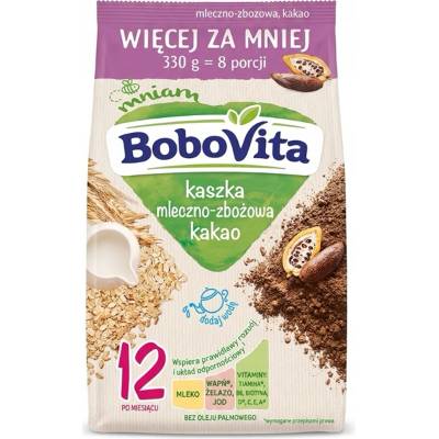 BOBOVITA mléčno-obilná kaše kakao 330 g