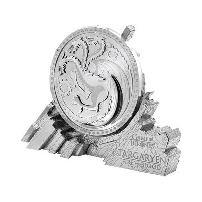 Metal Earth Luxusná oceľová stavebnica Game of Thrones - Targaryen Sigil