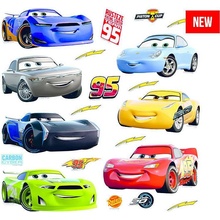 AG Design Samolepiaca nálepka na stenu Cars PVC, 95 cm