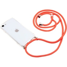 AppleMix Apple iPhone 7 / 8 / SE (2020) / SE (2022) - Červená šnúrka - čiré