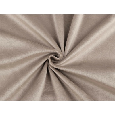 Samet / velvet hladký šíře 280 cm Varianta: 2 (240 g/m²) béžová, Balení: 1 m