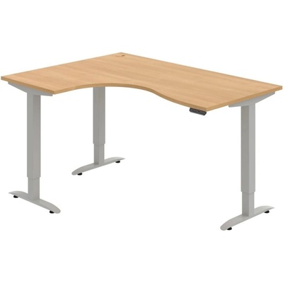 OFFICE PRO s.r.o. HOBIS trigon elektr.staviteľný stôl pamäť.ovlád. - MST 2M 2005 P, dub