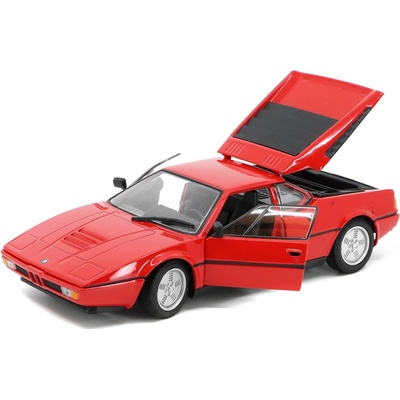 Welly BMW M1 1987 červená 1:24