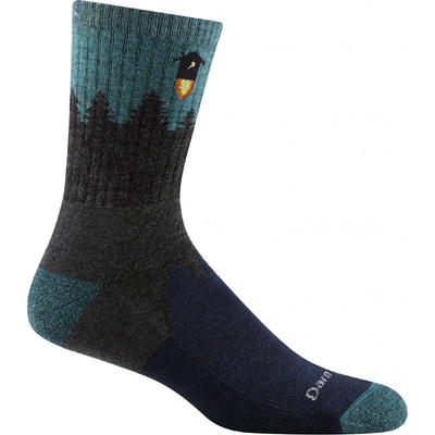 Darn Tough pánské NUMBER 2 MICRO CREW MIDWEIGHT WITH CUSHION gray