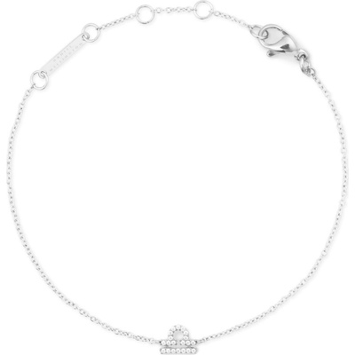 Daniel Wellington Oceľový retiazkový náramok znamenia Váhy Crystal Zodiac DW00400937