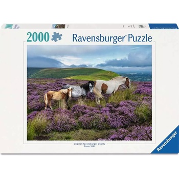 Ravensburger Пъзел Ravensburger от 2000 части - Диви коне в пирена (12001751)