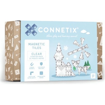 Connetix Clear Starter Pack 34 ks