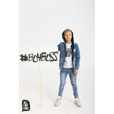 All for kids Chlapecké jeans kalhoty All for kids modré