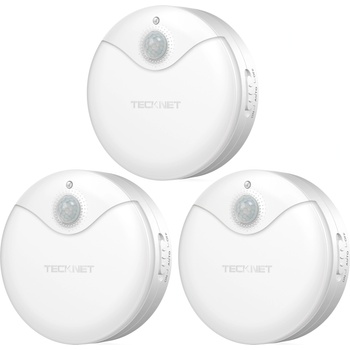 TeckNet Сензор за движение и LED нощна светлина - TeckNet LED09 (HNL01009WA02) 3-Pack Motion Sensor LED Night Light (HNL01009WA02)