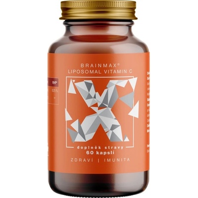 BrainMax Liposomal Vitamin C UPGRADE, Lipozomální Vitamín C, 500 mg, 60 rostlinných kapslí – Zboží Dáma