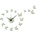 Karlsson Стенен часовник Butterfly 35 см светлозелен (KA6000LG)