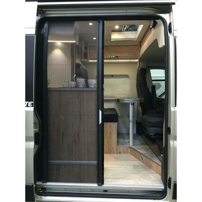 Plisovaná moskytiéra Horrex pro vestavby umístění posuvné dveře verze VW Crafter 2. generace, MAN TGE