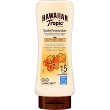 Hawaiian Tropic Satin Protection voděodolné mléko na opalování SPF15 180 ml