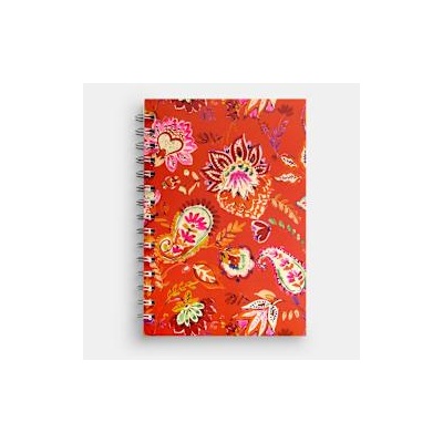 Sentio Бележник със спирала А5, 80л. Paisley Orange