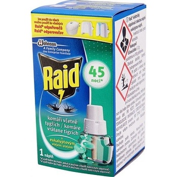 Raid Elektrický odparovač s tekutou náplňou eukalyptus-náplň 27 ml