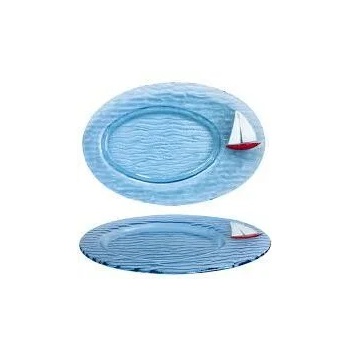 Image 1 of 3D the glassware company D-Плато овал 21х34см(1345-94-012)sail (0103235)