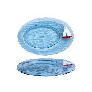 3D the glassware company D-Плато овал 21х34см(1345-94-012)sail (0103235)