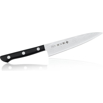 TOJIRO Кухненски нож Tojiro DP Damascus Petty, 13.5 см, неръждаема стомана, 37-пластова кована стомана, черен (F-333)