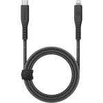 ENERGEA кабел Flow USB-C - LightningC94 MFI 1.5m, черен, 60W 3A PD Fas (Ene000018)